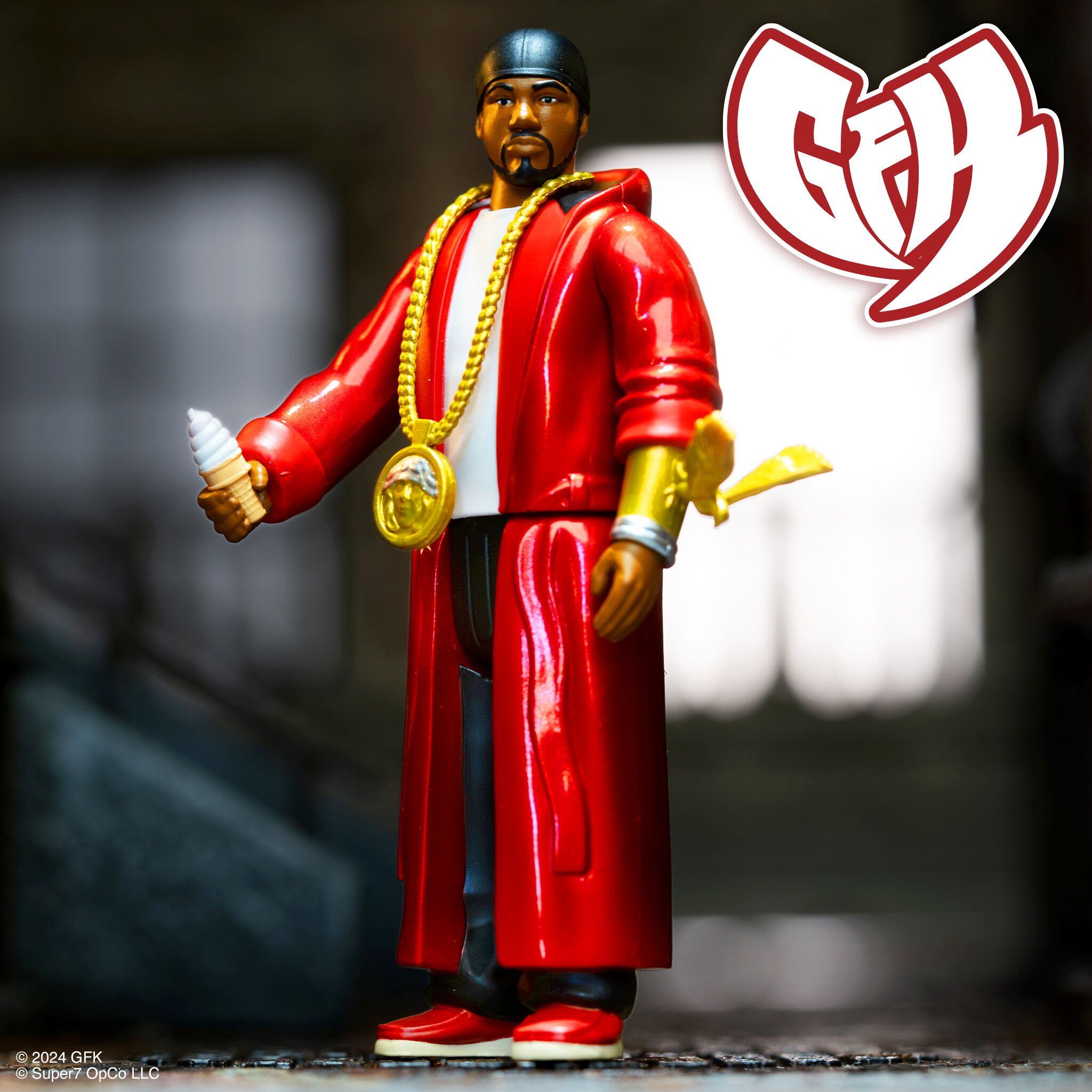 Ghostface Killah Toney Starks ReAction Figure - Ava Phillips Styles Collection, Organic Green Product for pets and Animation Moive Memorabilia.