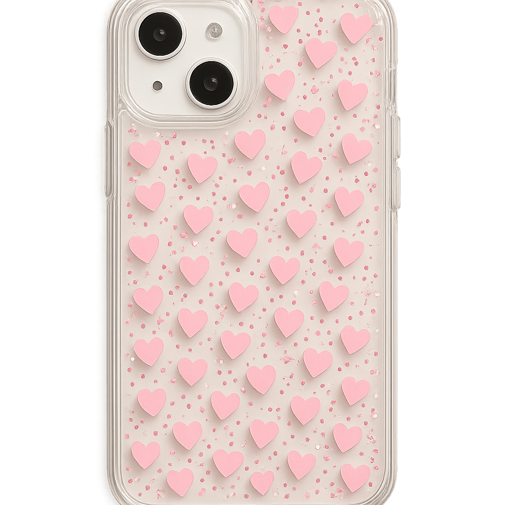 Heart - Shaped Pink Glitter 💗 - Ava Phillips Styles