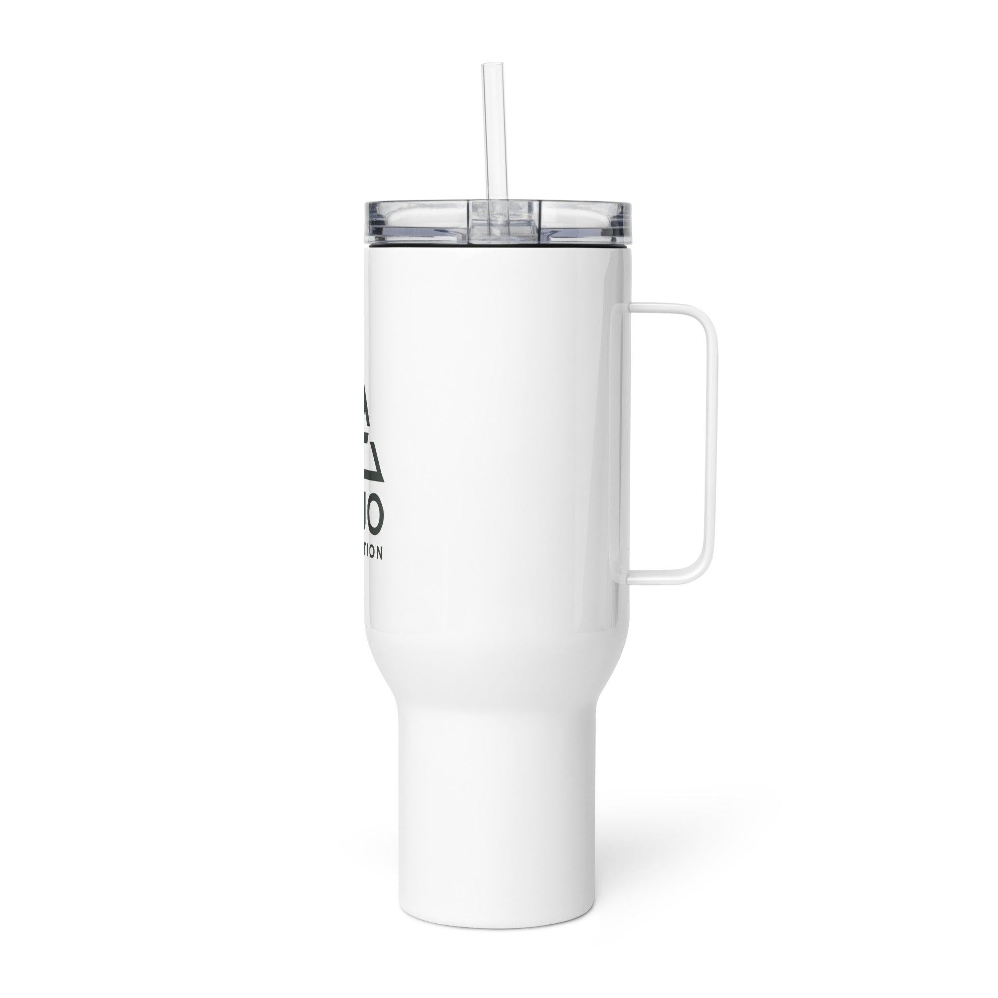 ROJO Foundation Travel mug with a handle - Ava Phillips Styles