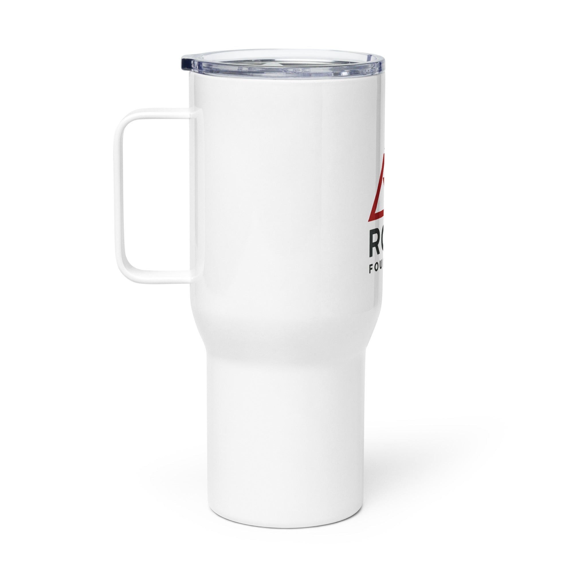 ROJO Foundation Travel mug with a handle - Ava Phillips Styles