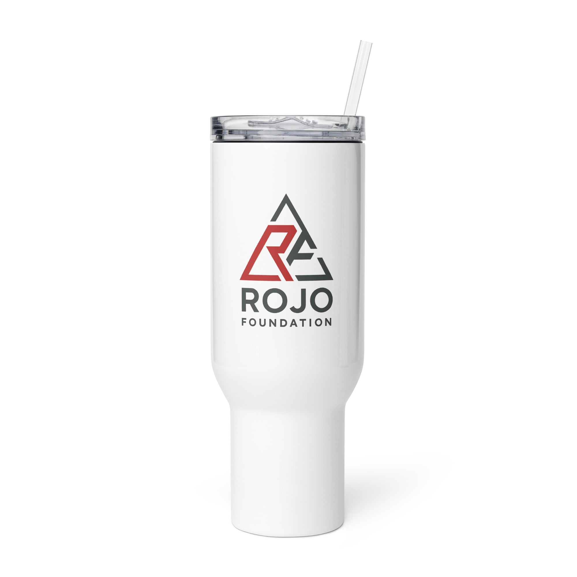 ROJO Foundation Travel mug with a handle - Ava Phillips Styles