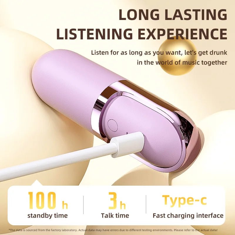 S13 Vibration Massage Bluetooth Headphones Invisible Ear Plugs Bluetooth 6.0 Sleep Earbuds for Side Sleepers Provide Massage - Ava Phillips Styles