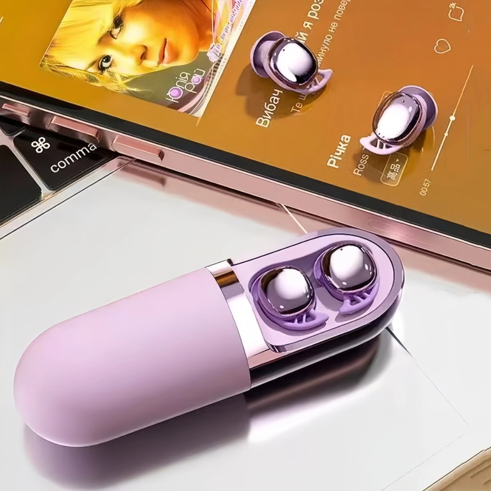 S13 Vibration Massage Bluetooth Headphones Invisible Ear Plugs Bluetooth 6.0 Sleep Earbuds for Side Sleepers Provide Massage - Ava Phillips Styles