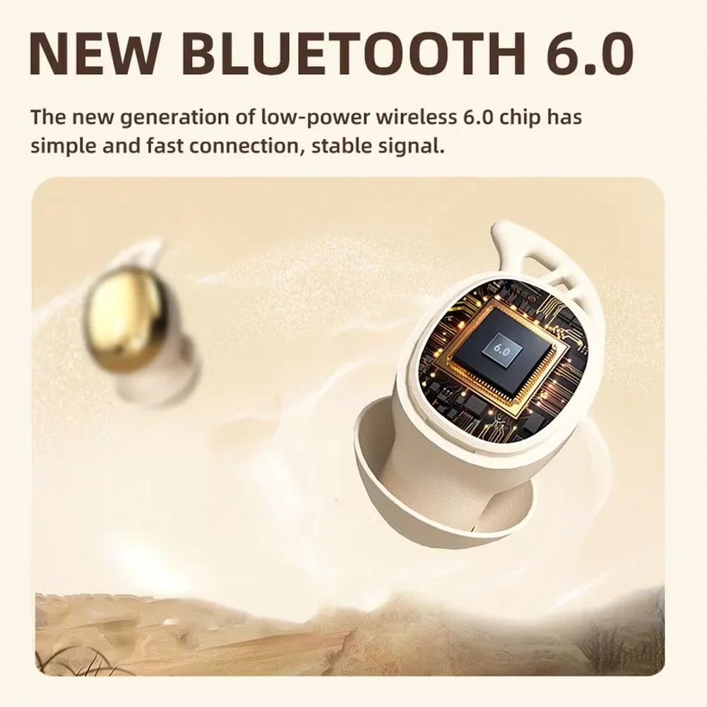S13 Vibration Massage Bluetooth Headphones Invisible Ear Plugs Bluetooth 6.0 Sleep Earbuds for Side Sleepers Provide Massage - Ava Phillips Styles