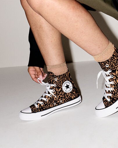 Chuck Taylor All Star Animal Remix  $75.00  Unisex High Top Shoe  Leopard spots. Zebra stripes. Chucks. Some things never go out of style. - Ava Phillips Styles Collection,  Organic Green Product for pets and Animation Moive Memorabilia.