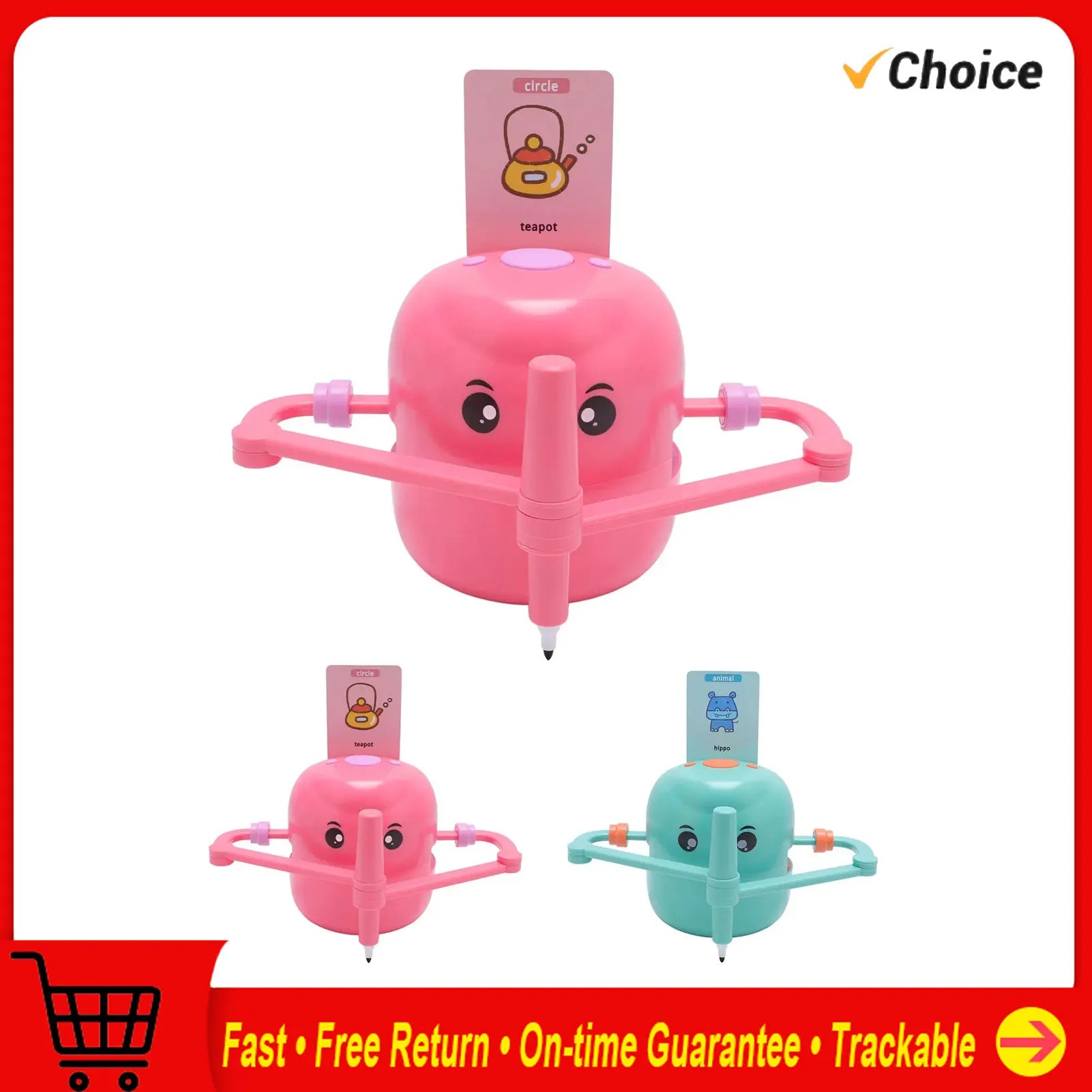 Painting Robot Early Educational Interactive Smart Painting Robot Art Enlightenment Automatic for Children Aged 5 and Above