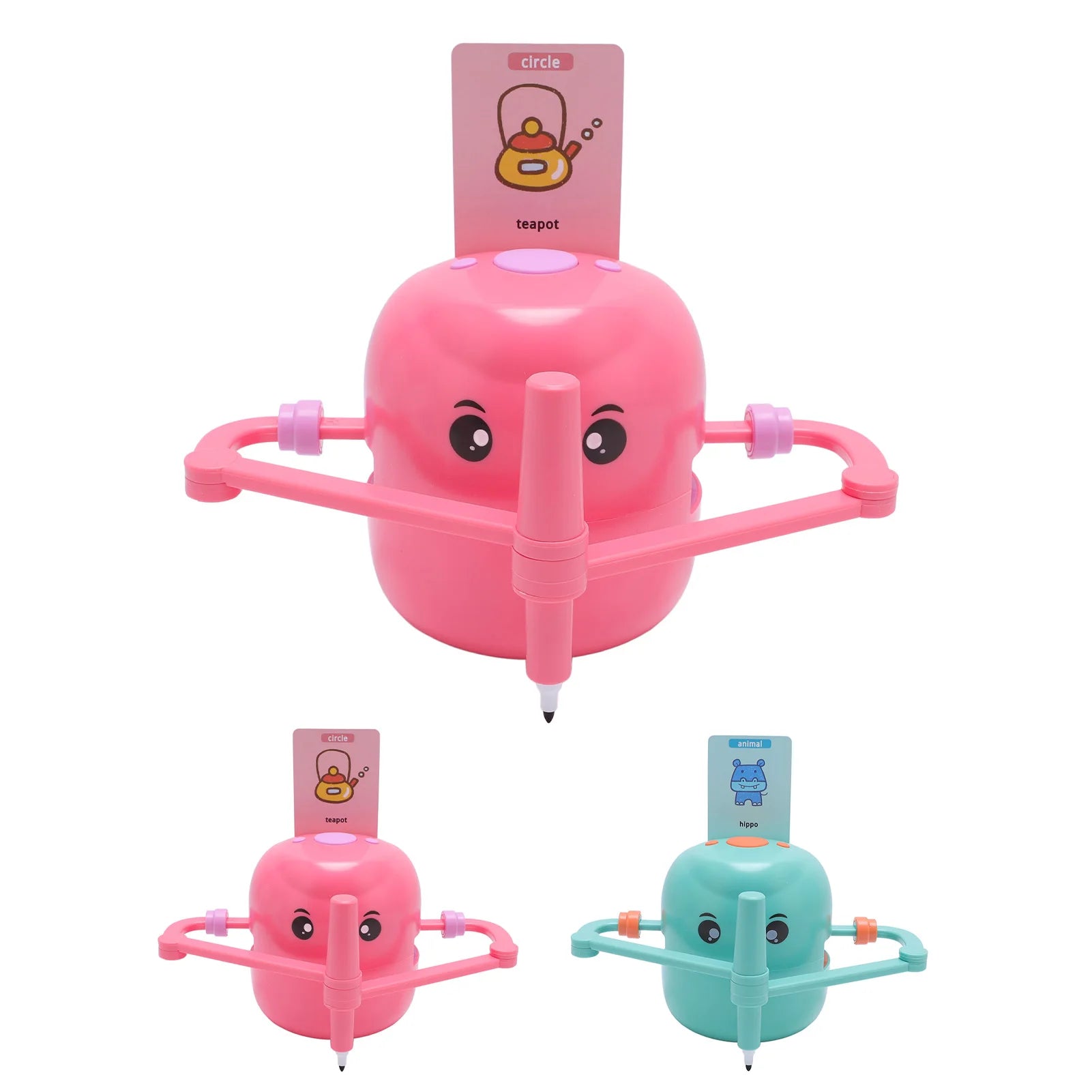 Smart Painting Robot 2400mAh Smart Drawing Robot Art Enlightenment Early Educational Interactive for Children
