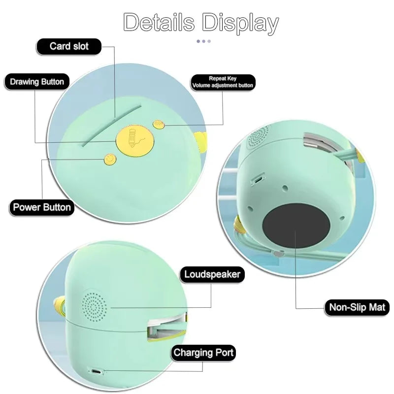 Music Interaction Pictures Drawing Robot for Kids Educational Learning Automatic