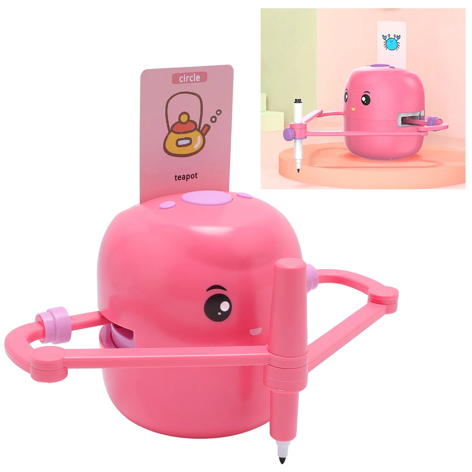 Smart Drawing Robot Children Art Enlightenment Interactive Early Educational Drawing Robot Automatic Drawing Toy For Children Ag