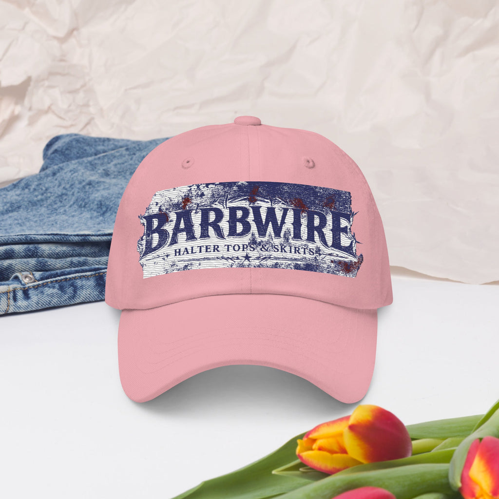 Barbwire Dad hat - Ava Phillips Styles Collection, Organic Green Product for pets and Animation Moive Memorabilia.