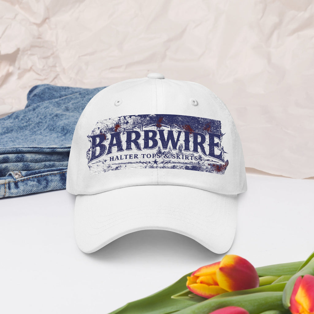 Barbwire Dad hat - Ava Phillips Styles Collection, Organic Green Product for pets and Animation Moive Memorabilia.