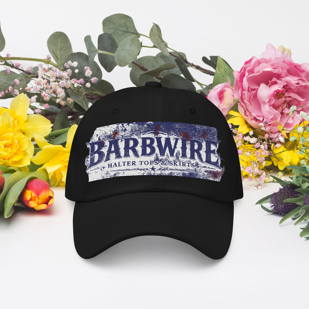 Barbwire Dad hat - Ava Phillips Styles Collection, Organic Green Product for pets and Animation Moive Memorabilia.