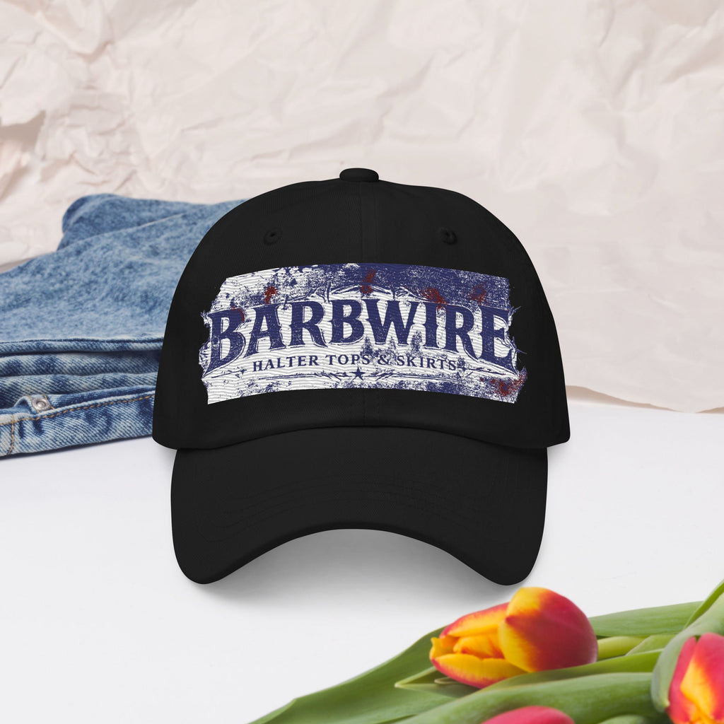 Barbwire Dad hat - Ava Phillips Styles Collection, Organic Green Product for pets and Animation Moive Memorabilia.