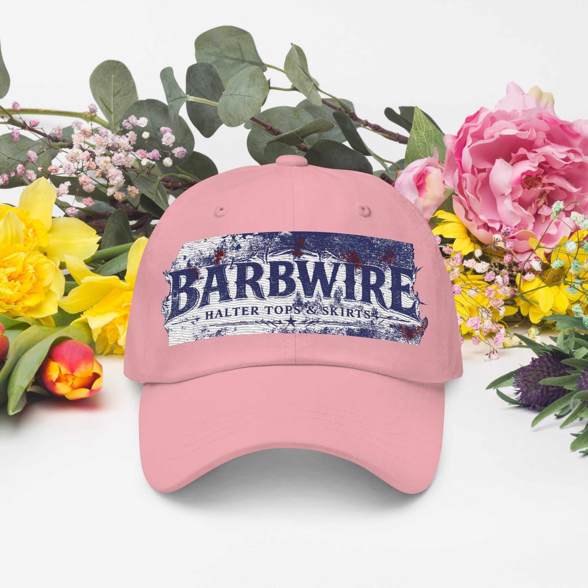 Barbwire Dad hat - Ava Phillips Styles Collection, Organic Green Product for pets and Animation Moive Memorabilia.