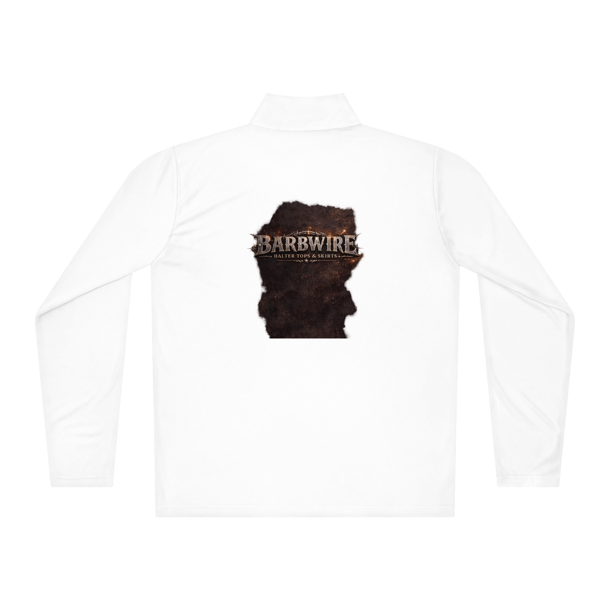 Barbwire Grit Fit Lightweight quarter - zip pullover - Ava Phillips Styles Collection, Organic Green Product for pets and Animation Moive Memorabilia.
