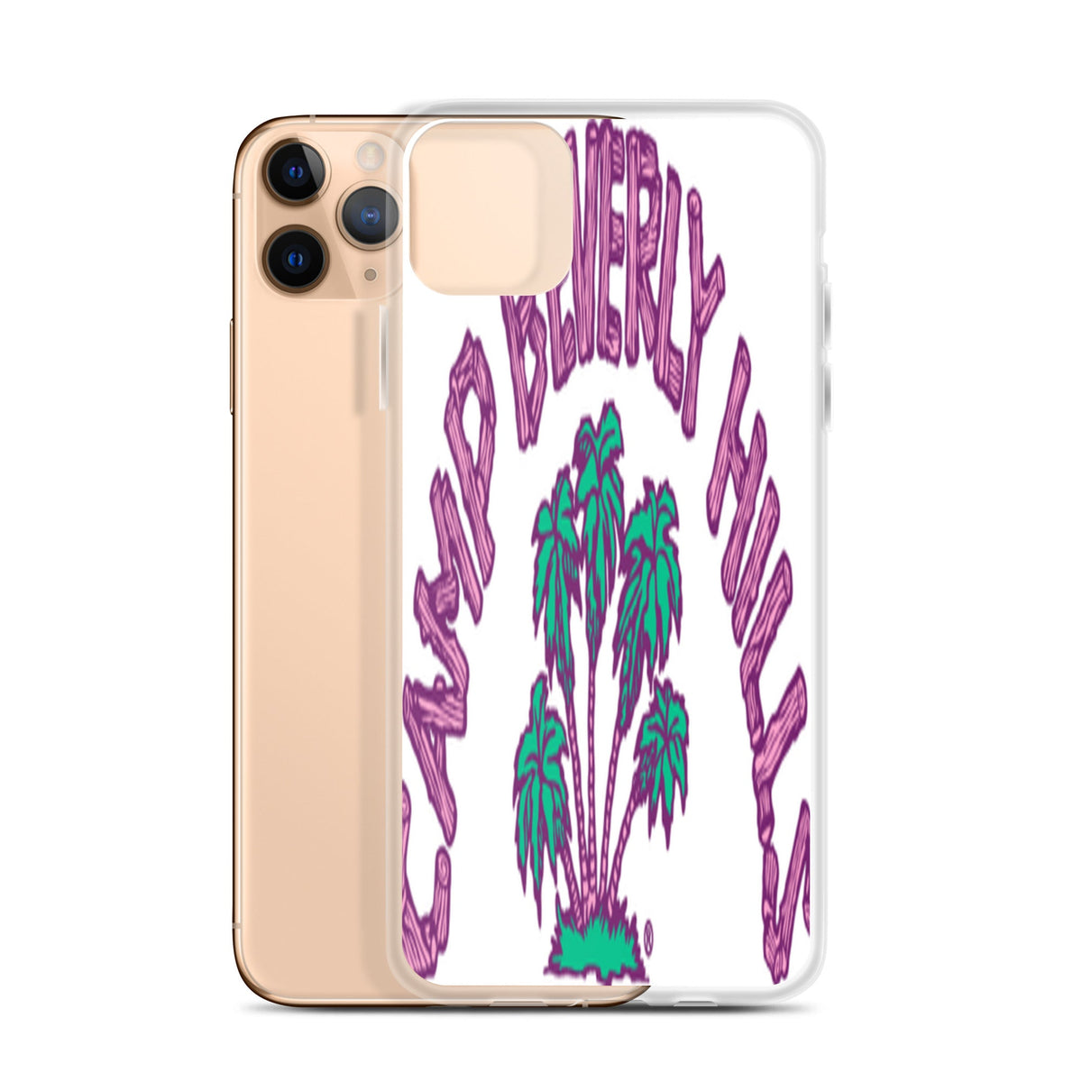 Camp Beverly Hills Clear Case for iPhone® - Ava Phillips Styles