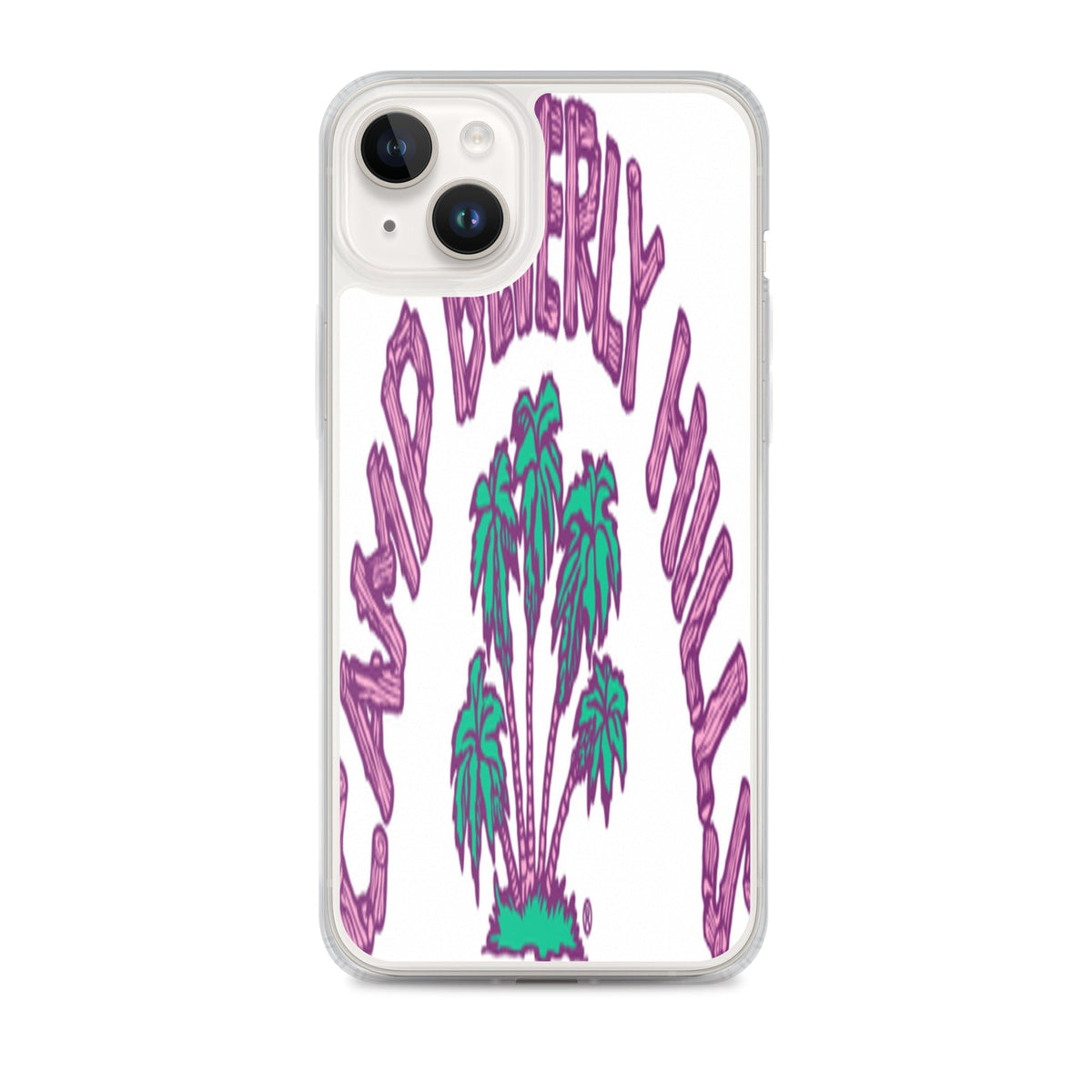 Camp Beverly Hills Clear Case for iPhone® - Ava Phillips Styles