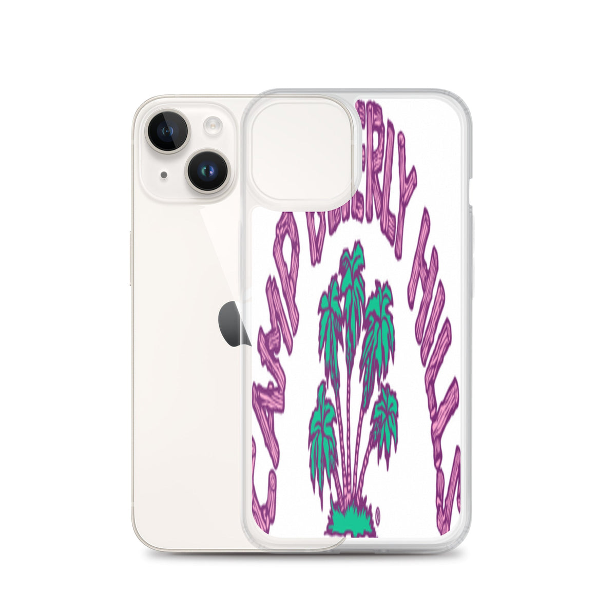 Camp Beverly Hills Clear Case for iPhone® - Ava Phillips Styles