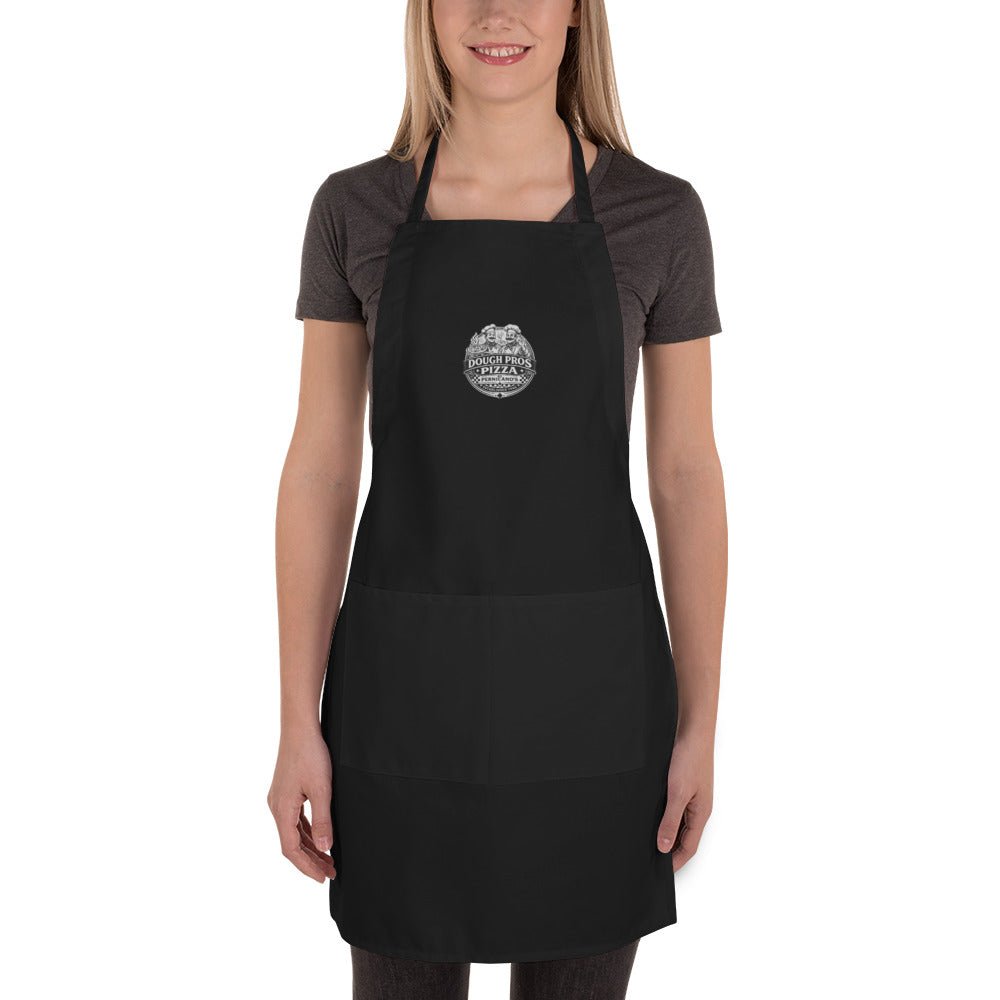 Casa Di Baffi Embroidered Apron - Ava Phillips Styles Collection, Organic Green Product for pets and Animation Moive Memorabilia.