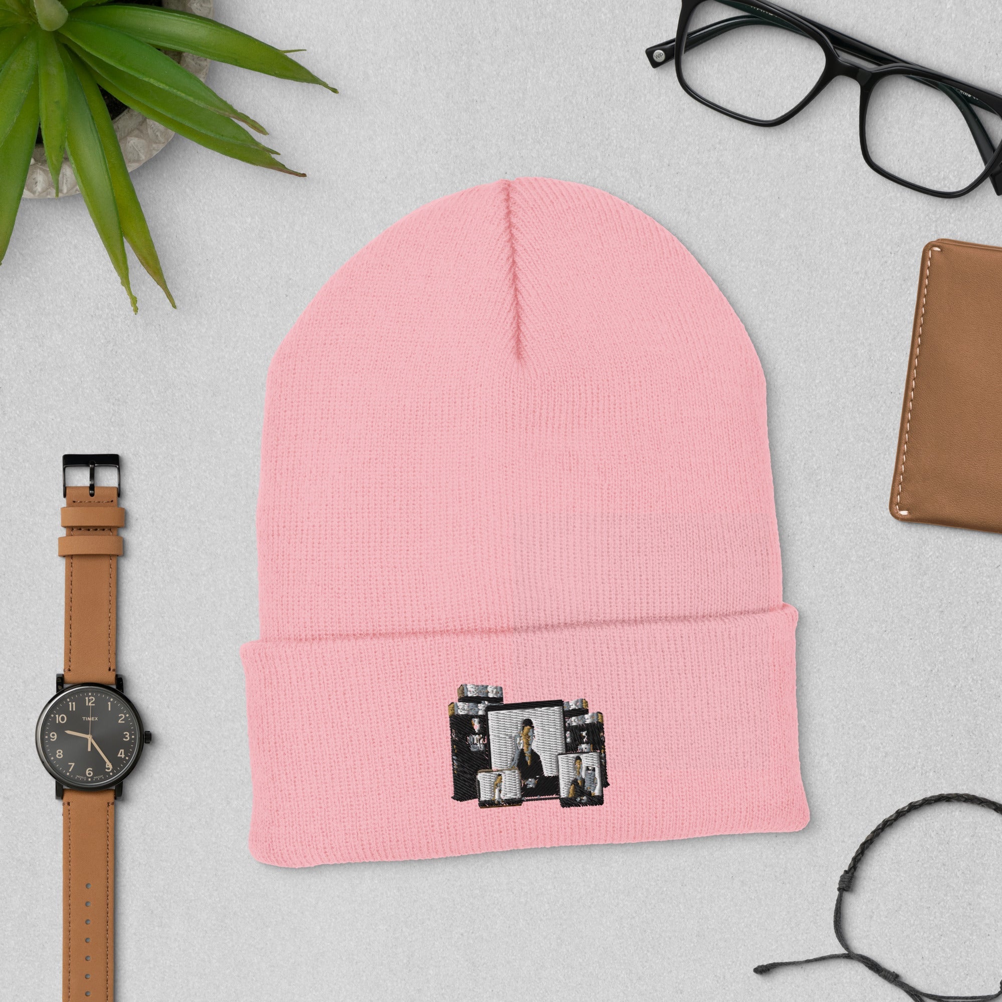 Cuffed Beanie - Ava Phillips Styles Collection, Organic Green Product for pets and Animation Moive Memorabilia.