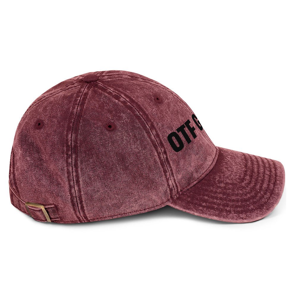 Durk's OTF Gaming Vintage Cotton Twill Cap - Ava Phillips Styles Collection, Organic Green Product for pets and Animation Moive Memorabilia.