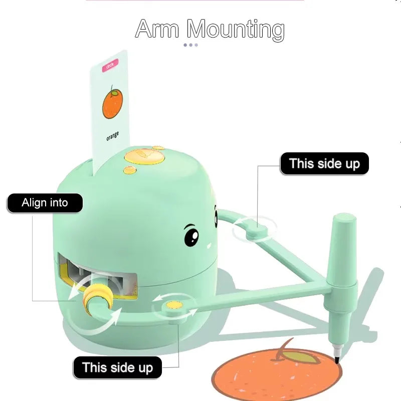 Music Interaction Pictures Drawing Robot for Kids Educational Learning Automatic