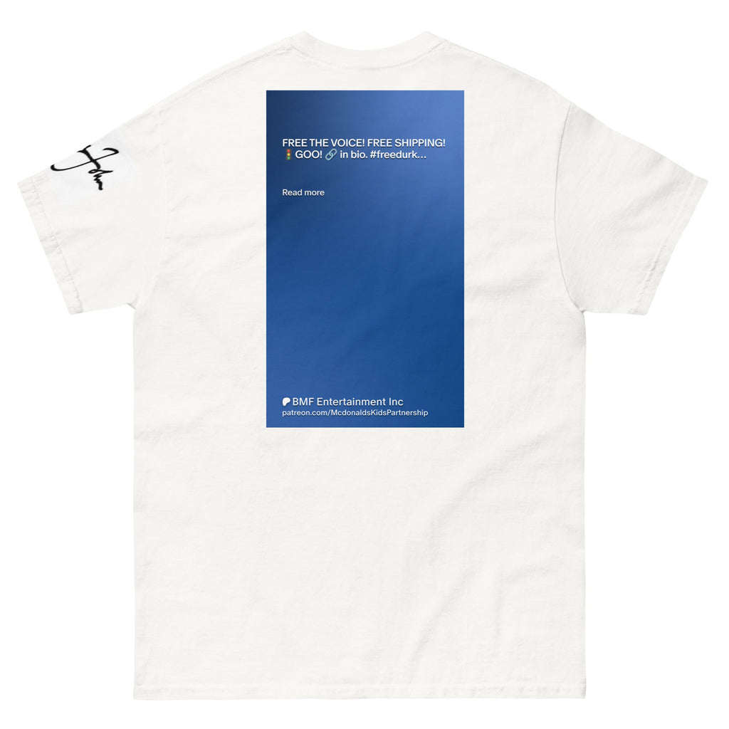 Free Durk Unisex classic tee - Ava Phillips Styles Collection, Organic Green Product for pets and Animation Moive Memorabilia.