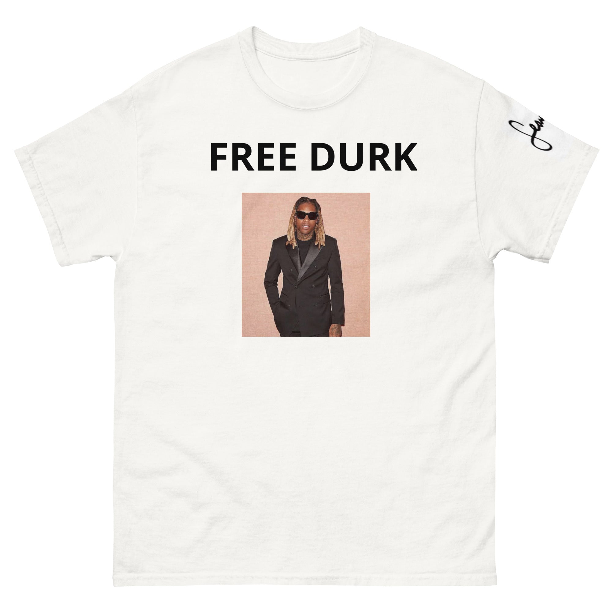 Free Durk Unisex classic tee - Ava Phillips Styles Collection, Organic Green Product for pets and Animation Moive Memorabilia.