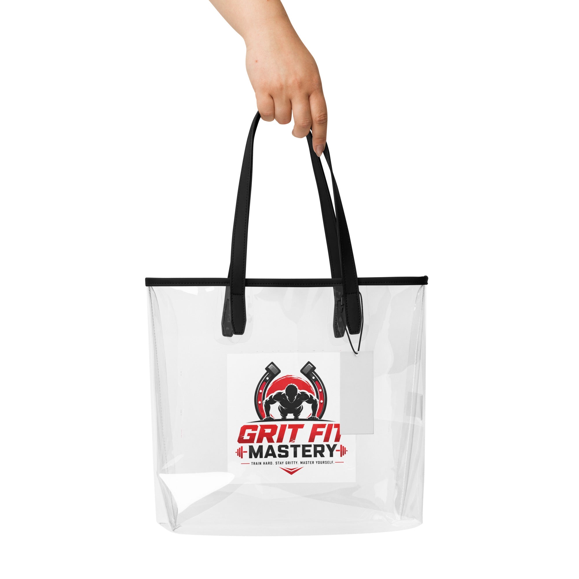 Grit Fit Clear tote bag - Ava Phillips Styles Collection, Organic Green Product for pets and Animation Moive Memorabilia.