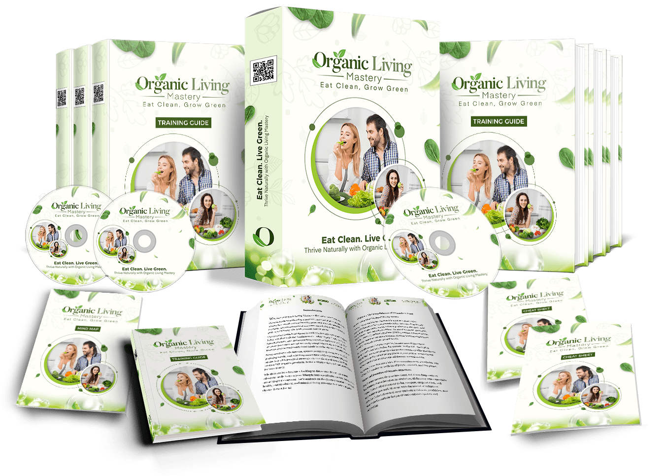 Organic Living Mastery - Eat Clean, Grow Green with PLR - Ava Phillips Styles Collection, Organic Green Product for pets and Animation Moive Memorabilia.