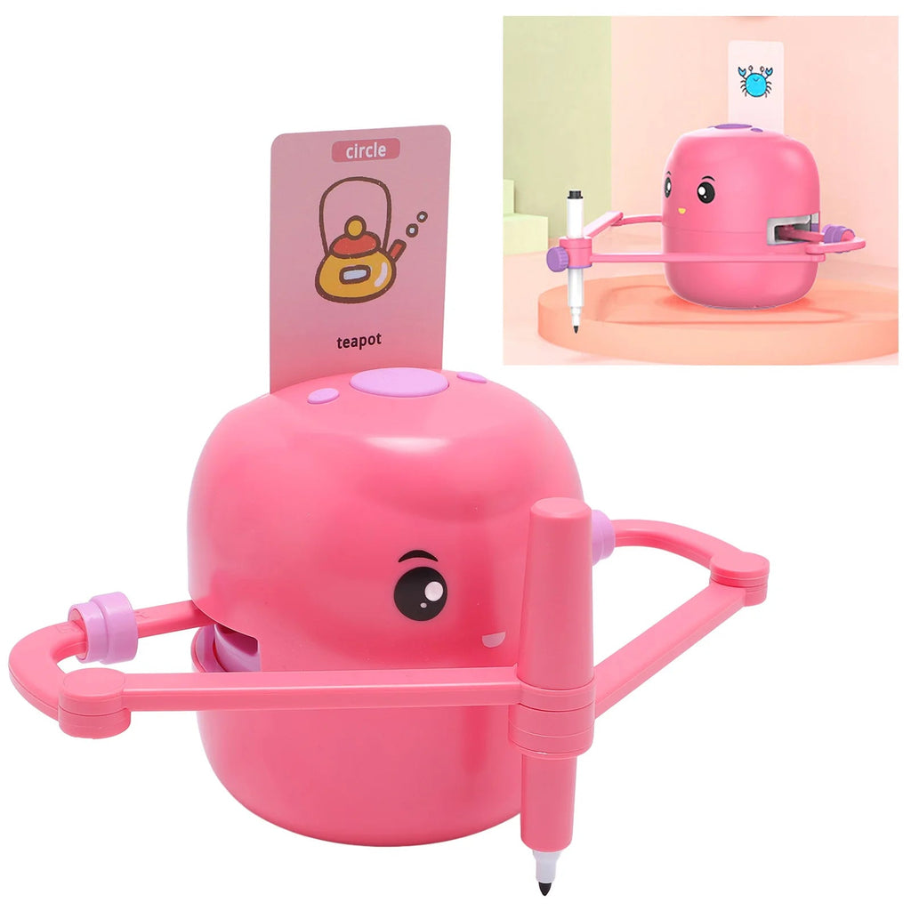 Painting Robot Robot Drawing Machine Interactive 2400mAh Early Educational Art Enlightenment Automatic for Children - Ava Phillips Styles