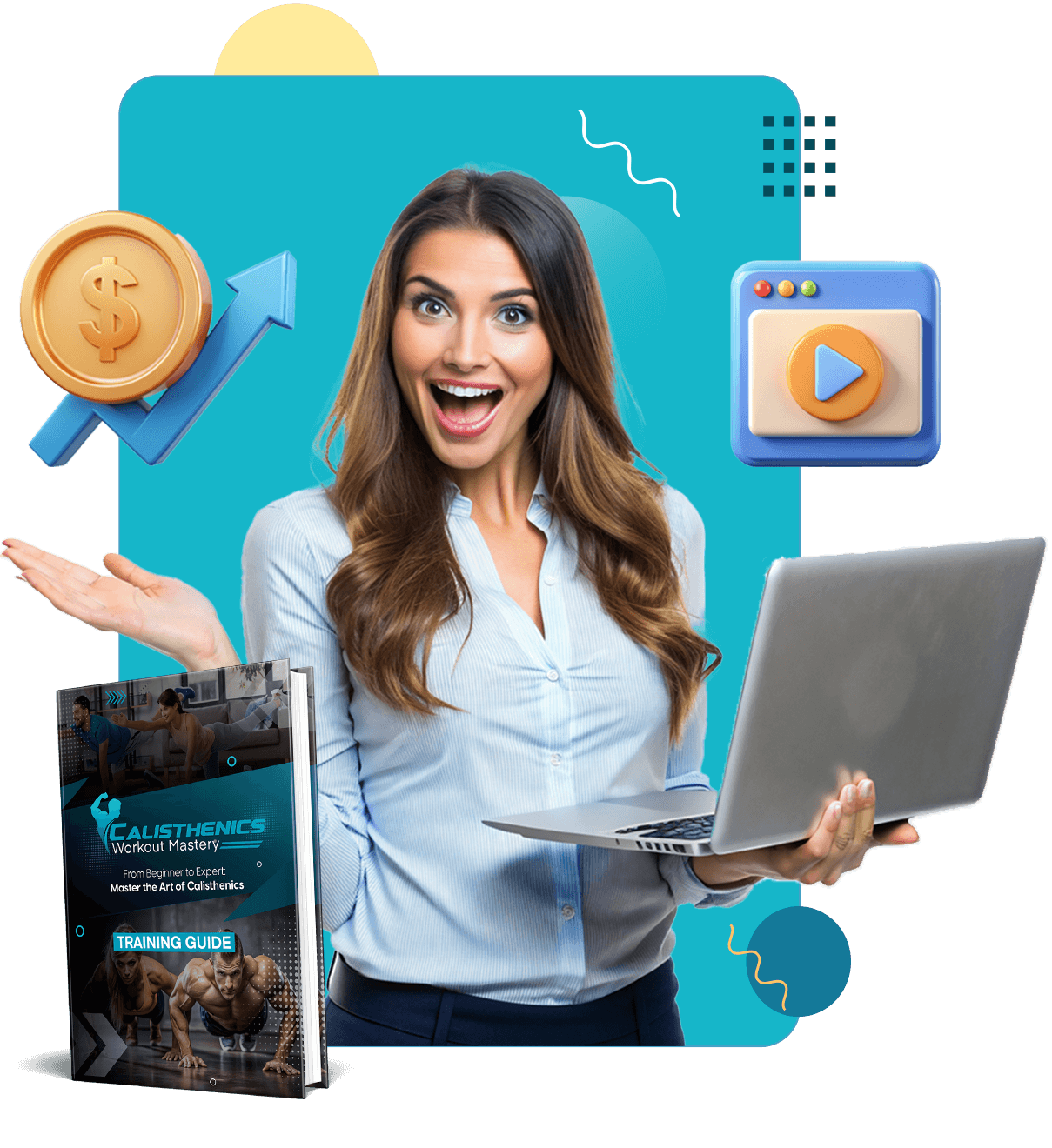 (PLR) Calisthenics Workout Mastery - Ava Phillips Styles Collection, Organic Green Product for pets and Animation Moive Memorabilia.