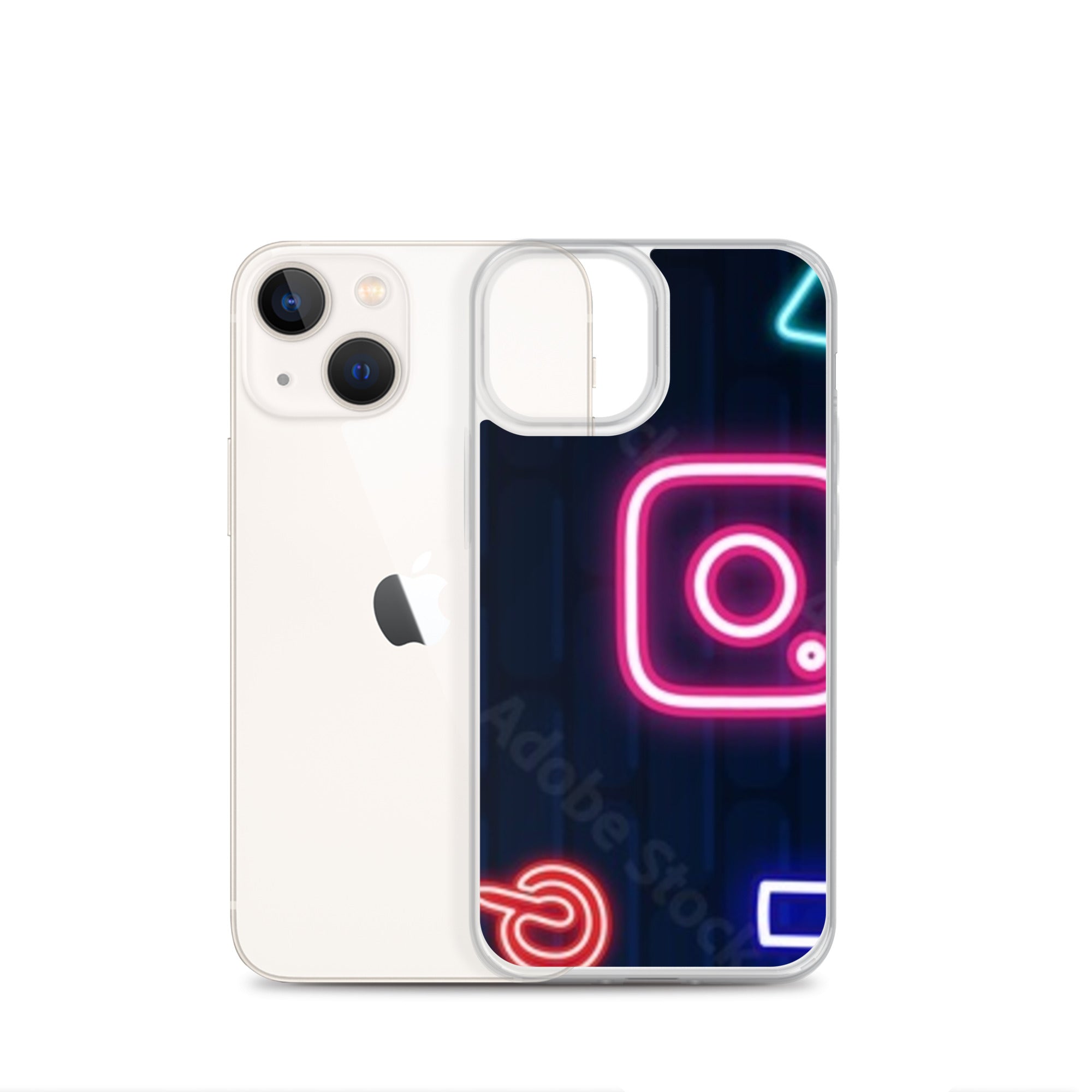 Social Media Clear Case for iPhone® - Ava Phillips Styles