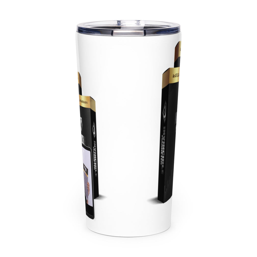 Tapered stainless steel tumbler - Ava Phillips Styles Collection, Organic Green Product for pets and Animation Moive Memorabilia.