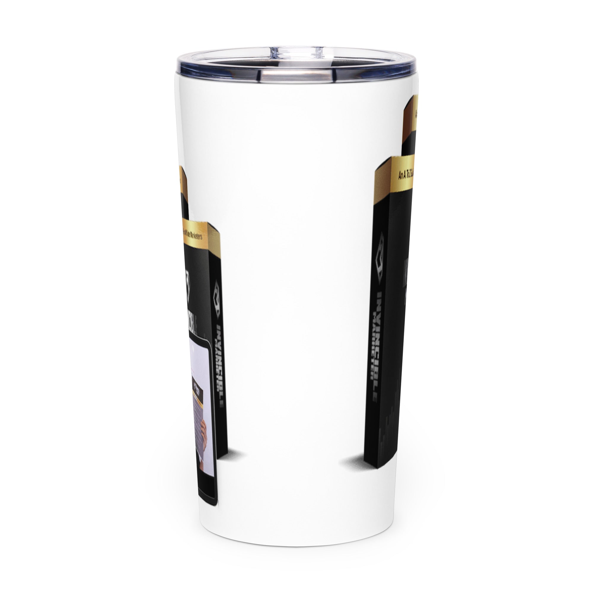 Tapered stainless steel tumbler - Ava Phillips Styles Collection, Organic Green Product for pets and Animation Moive Memorabilia.