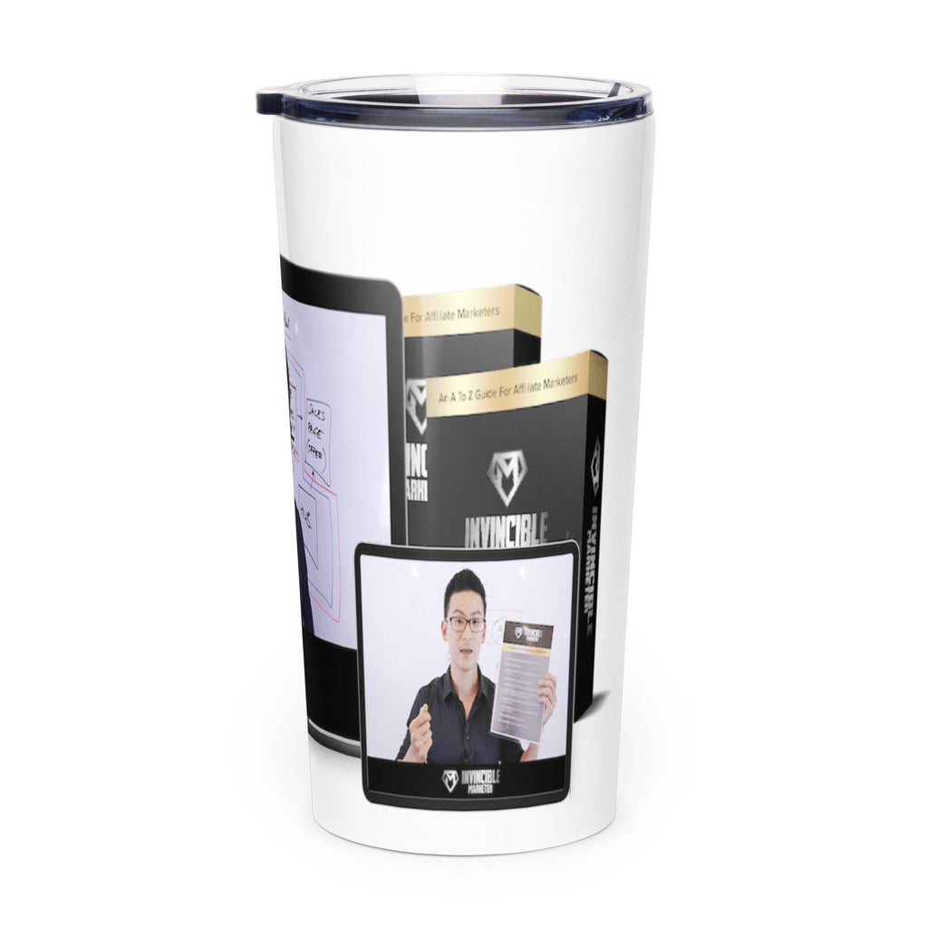 Tapered stainless steel tumbler - Ava Phillips Styles Collection, Organic Green Product for pets and Animation Moive Memorabilia.