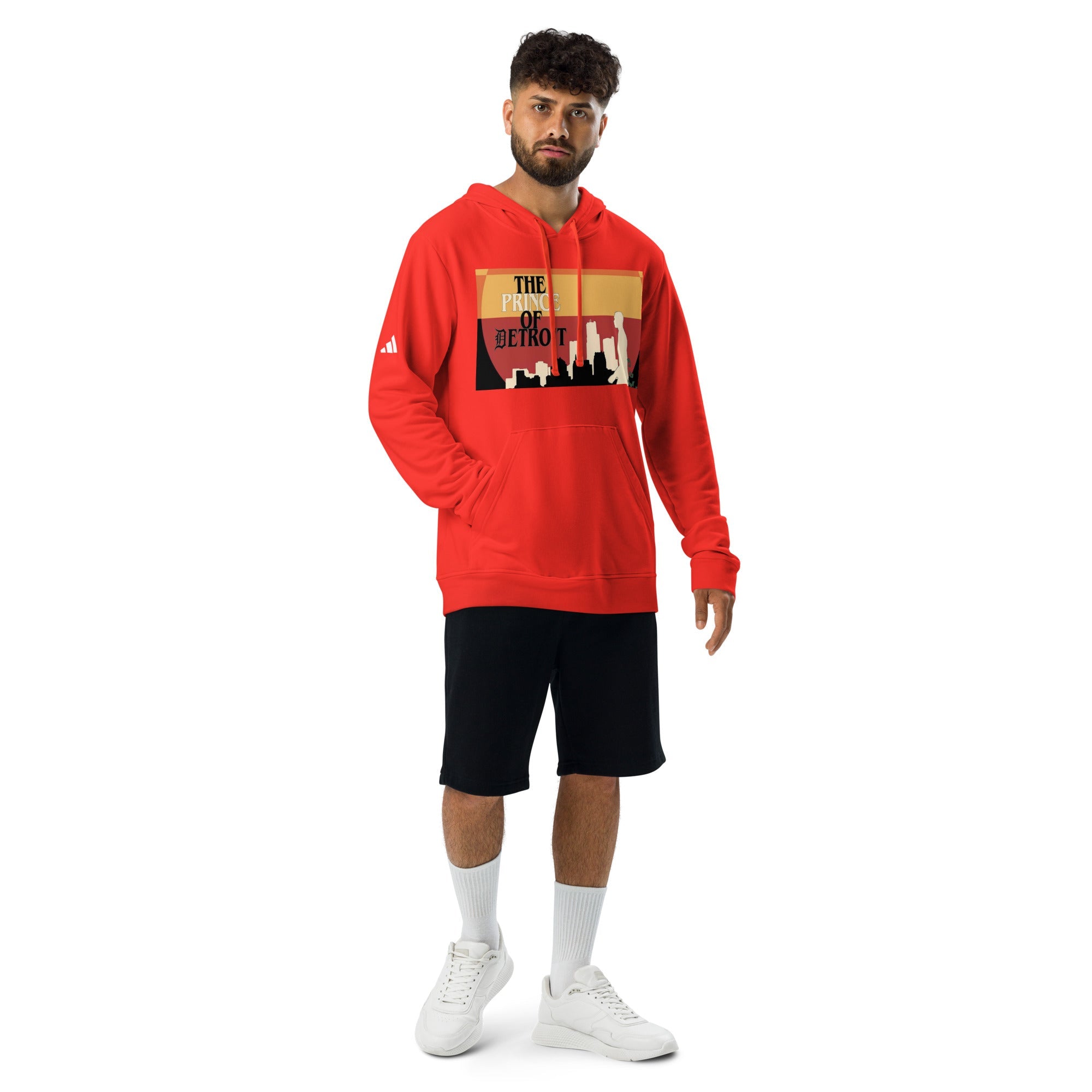 The Prince Of Detroit adidas fleece hoodie - Ava Phillips Styles