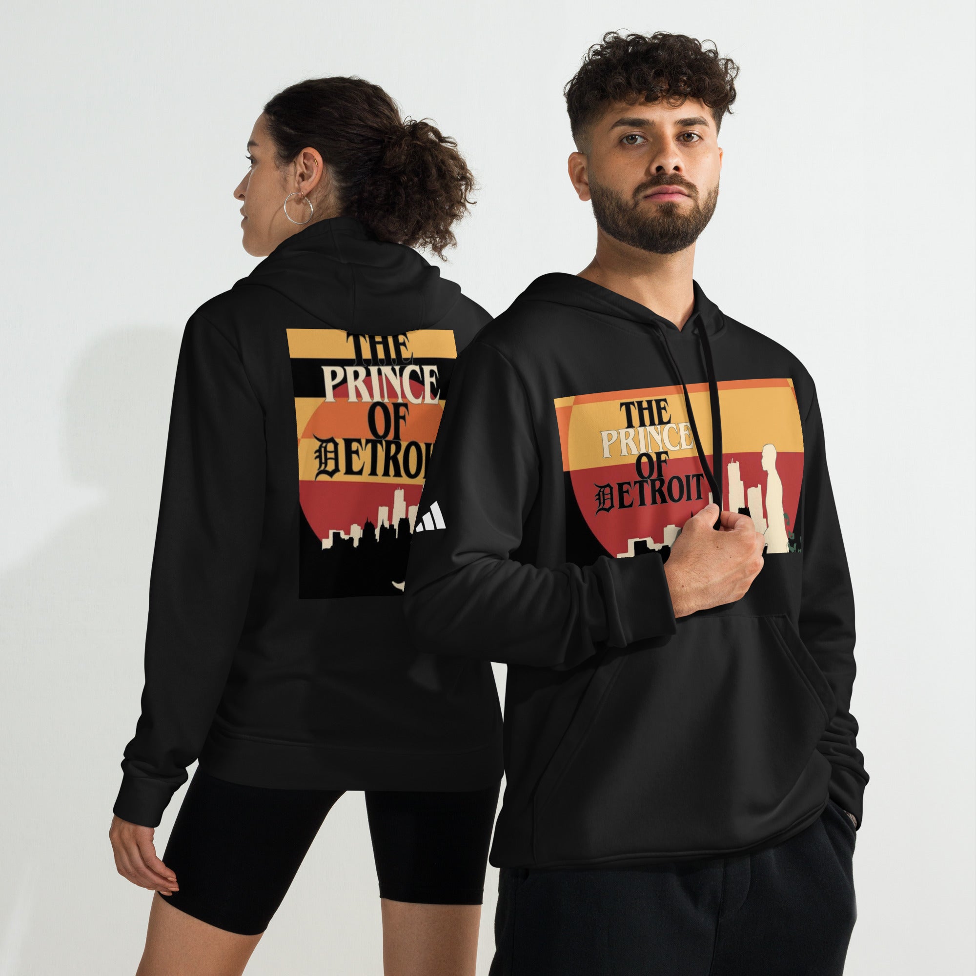 The Prince Of Detroit adidas fleece hoodie - Ava Phillips Styles