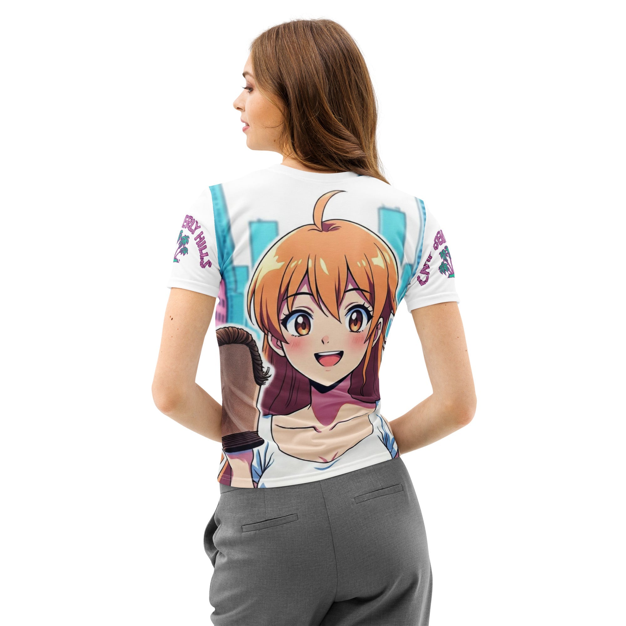 Zlike Women’s cotton crew neck t-shirt - Ava Phillips Styles Collection, Organic Green Product for pets and Animation Moive Memorabilia.