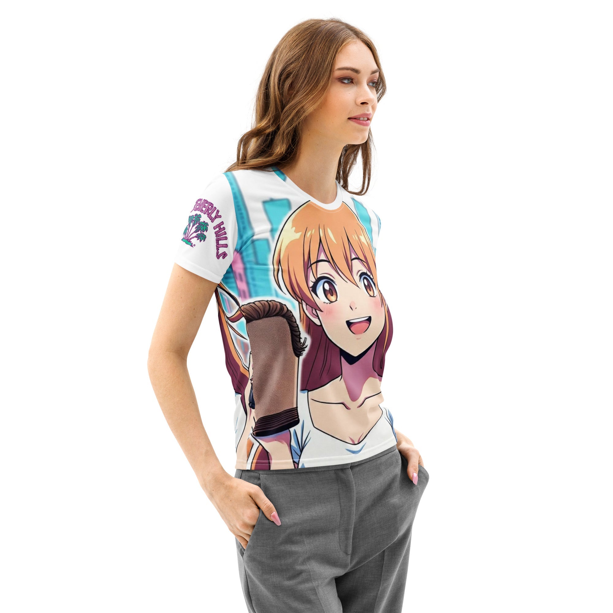 Zlike Women’s cotton crew neck t-shirt - Ava Phillips Styles Collection, Organic Green Product for pets and Animation Moive Memorabilia.